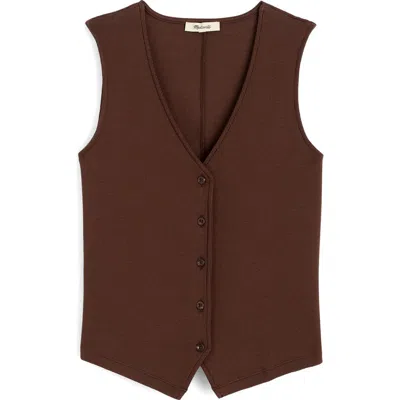 MADEWELL MADEWELL RIB V-NECK VEST