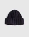 Madewell Ribbed Beanie In Blue