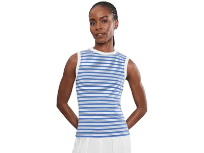 Madewell Ribbed Shell Tank Top In Blue