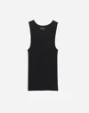 Madewell Ribbed Tank In Black