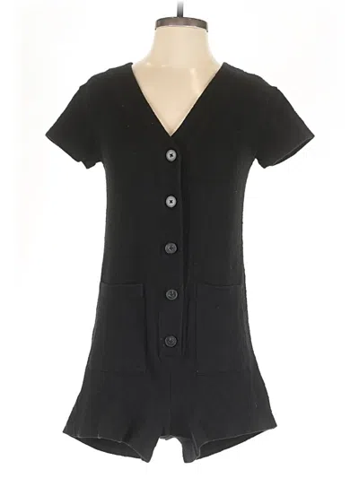 Pre-owned Madewell Romper In Black