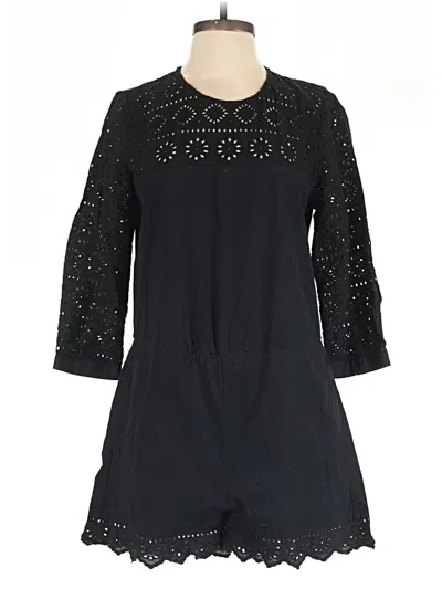 Pre-owned Madewell Romper In Black