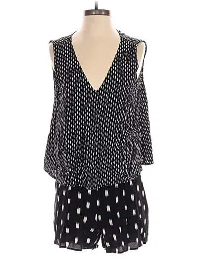Pre-owned Madewell Romper In Black