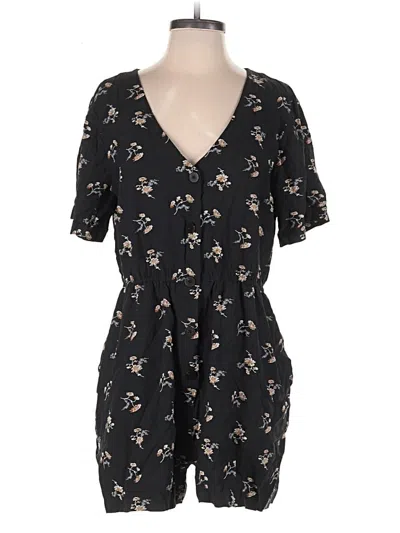 Pre-owned Madewell Romper In Black