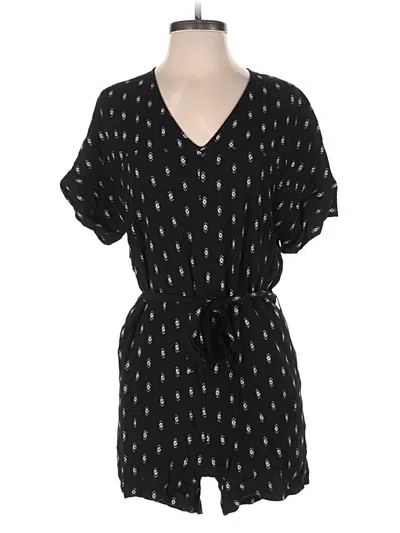 Pre-owned Madewell Romper In Black