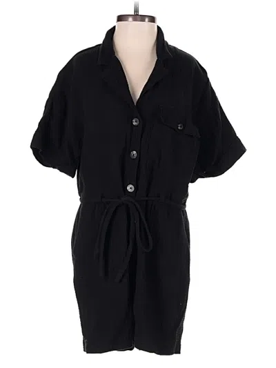 Pre-owned Madewell Romper In Black