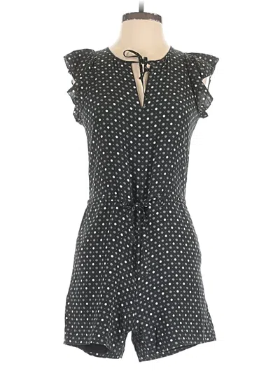 Pre-owned Madewell Romper In Black