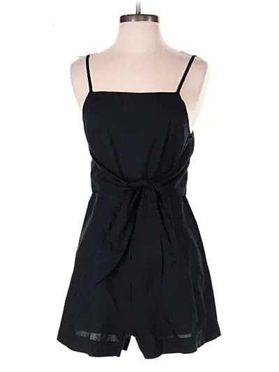 Pre-owned Madewell Romper In Black