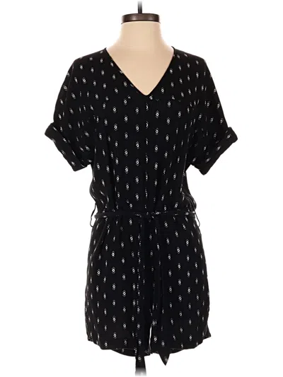 Pre-owned Madewell Romper In Black