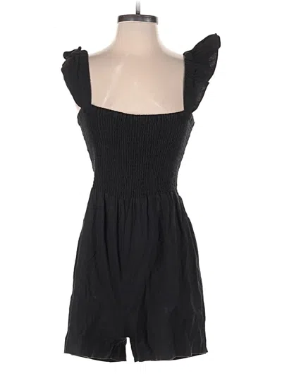 Pre-owned Madewell Romper In Black