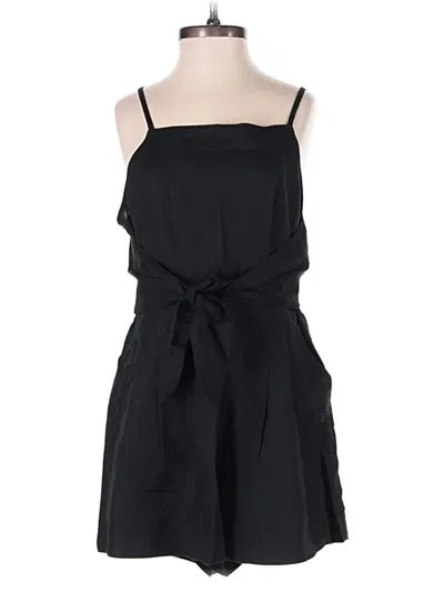 Pre-owned Madewell Romper In Black