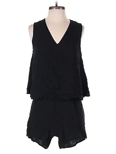 Pre-owned Madewell Romper In Black