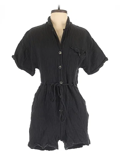 Pre-owned Madewell Romper In Black