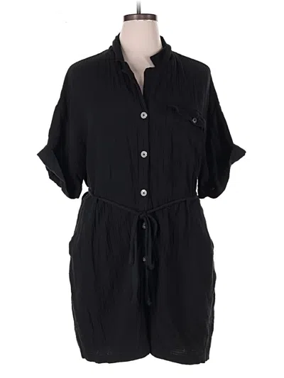 Pre-owned Madewell Romper In Black