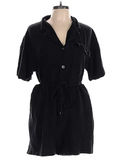 Pre-owned Madewell Romper In Black