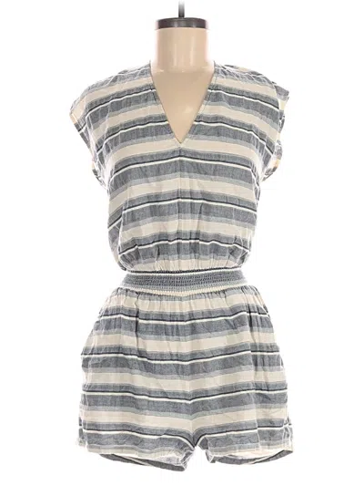 Pre-owned Madewell Romper In Blue