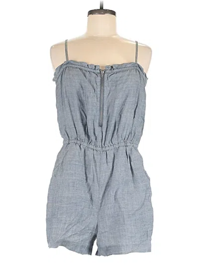 Pre-owned Madewell Romper In Blue