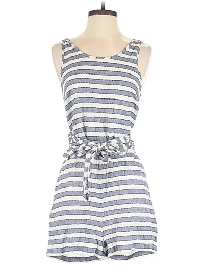 Pre-owned Madewell Romper In Blue