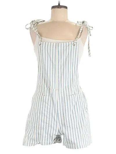 Pre-owned Madewell Romper In Blue
