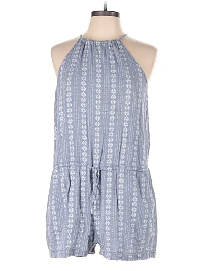 Pre-owned Madewell Romper In Blue