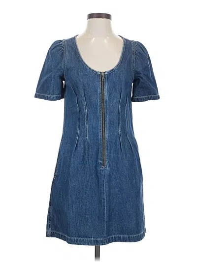 Pre-owned Madewell Romper In Blue