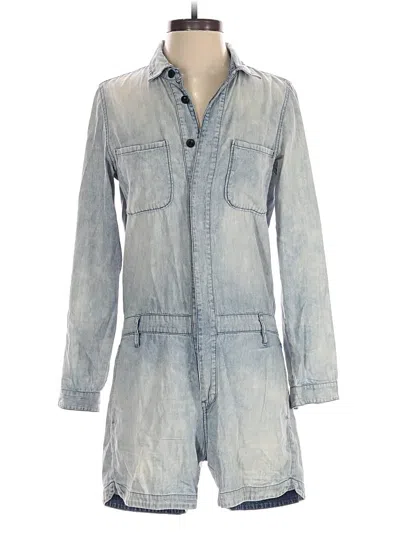 Pre-owned Madewell Romper In Blue