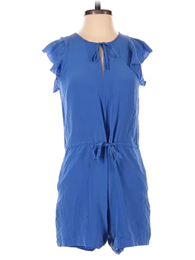Pre-owned Madewell Romper In Blue