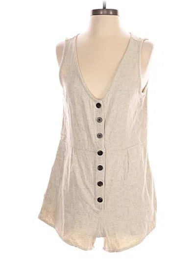 Pre-owned Madewell Romper In Brown