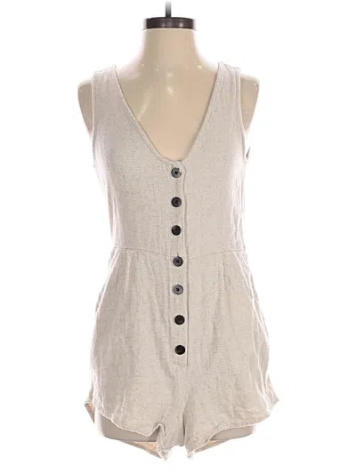 Pre-owned Madewell Romper In Gray