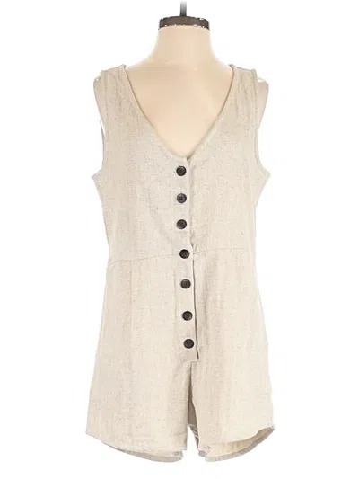 Pre-owned Madewell Romper In Ivory