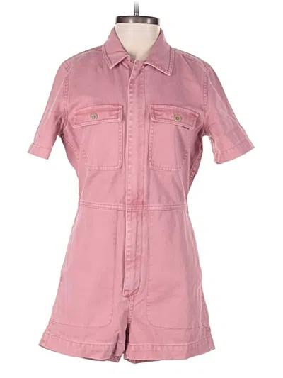 Pre-owned Madewell Romper In Pink