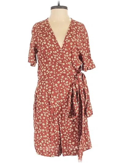 Pre-owned Madewell Romper In Red
