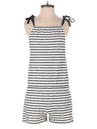 Pre-owned Madewell Romper In White