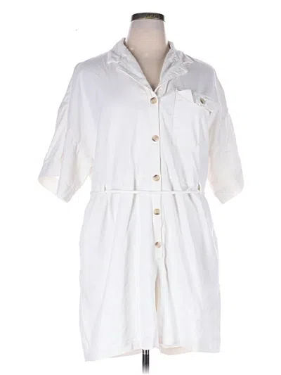 Pre-owned Madewell Romper In White