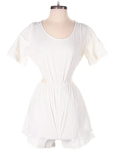 Pre-owned Madewell Romper In White