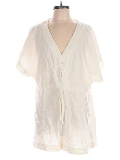 Pre-owned Madewell Romper In White