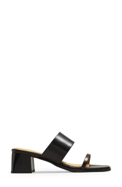 Madewell Roni Keira Block Heel Sandal In True Black