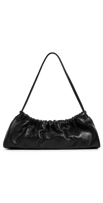 Madewell Ruched Clutch True Black