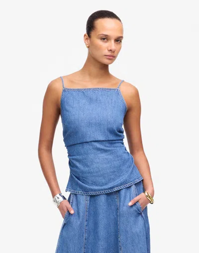Madewell Ruched Squareneck Tank