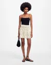 Madewell Ruffled Mini Skirt In White