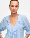 Madewell Ruffled Puff-sleeve Top