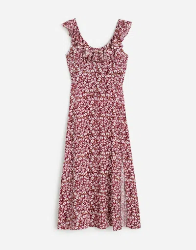 Madewell Ruffled Scoopneck Maxi Dress