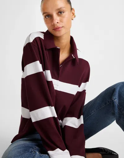 Madewell Rugby Polo Shirt In Brown