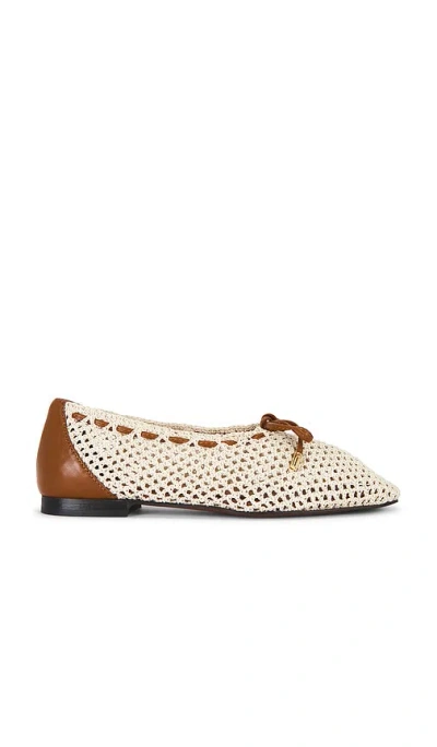 Madewell Sage Fishnet Ballet Flat In Neutral