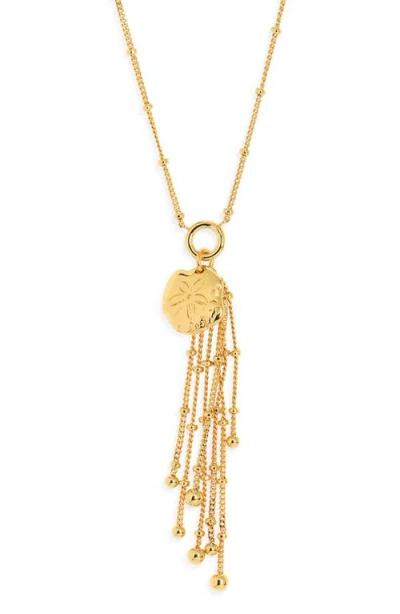 Madewell Sand Dollar Chain Necklace In Gold