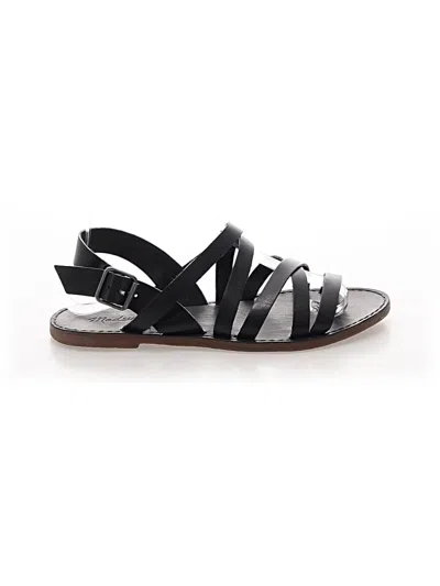Pre-owned Madewell Sandals In Black