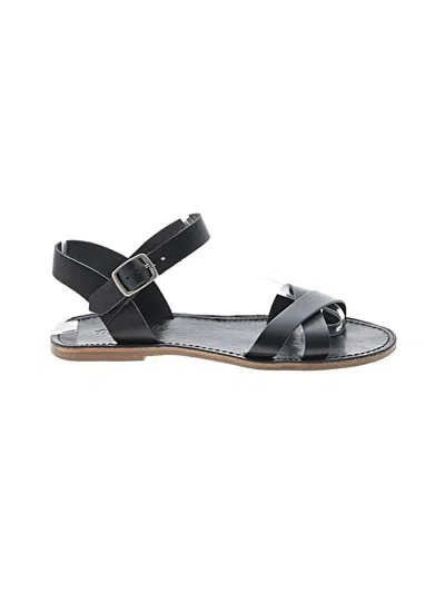 Pre-owned Madewell Sandals In Black