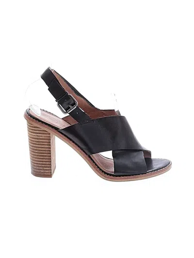 Pre-owned Madewell Sandals In Black