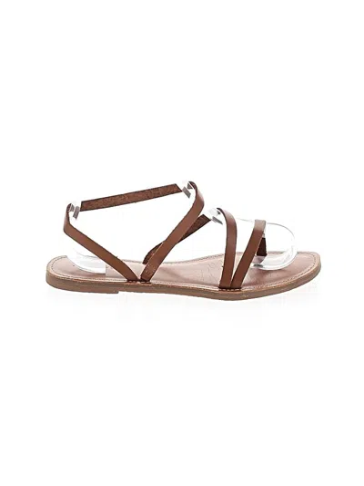Pre-owned Madewell Sandals In Brown