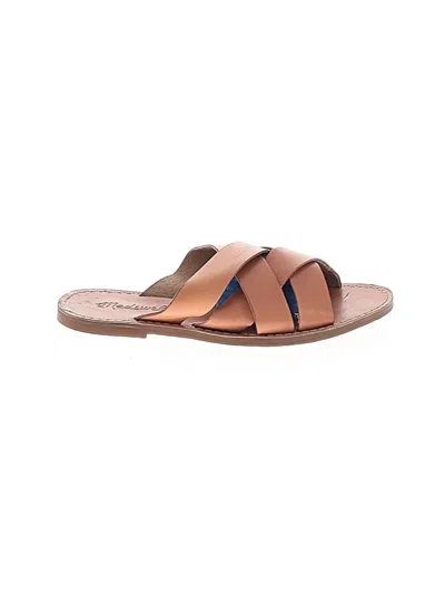Pre-owned Madewell Sandals In Brown